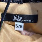 Jump Apparel size 5/6 junior black prom dress black lace overlay lace tie back Photo 6