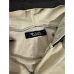 Michael Lauren $136 New Half Zip Pullover Hoodie - Charcoal Ivory - Small Photo 3