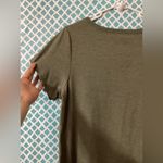 Lucky Brand  Olive green Graphic Tee women’s size large Photo 3