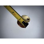 Vintage‎ Cloisonne Pierced Earrings Purple Orange Flowers Floral Gold Photo 2