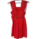 Willow & Clay  women’s size medium poppy shorts romper crochet floral design nwt Photo 1