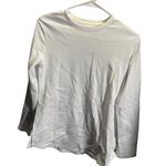 Isaac Mizrahi  live White Long Sleeve Crew Neck Shirt Cotton Blend Size xs Photo 1
