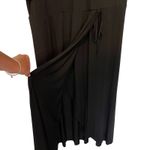 Suzanne Betro 2X Black Maxi Dress Womens Plus Size Wrap Tie New With Tags Photo 4