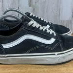 Vans  Unisex Men's 6.5 / Women's 8.0 Old Skool Black/White Lace Up Low Top Shoes‎ Photo 0