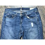 Rag and Bone  Boyfriend Jeans Distressed Mid Rise Size 28 Buckley Ripped Slim Fit Photo 2