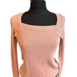 Michael Kors  pink coral square neckline sweater size small Photo 0