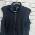 REI Black Fleece Full Zip Vest Jacket Women’s Medium Lightweight Outdoor Layer Photo 4
