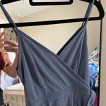 Abercrombie & Fitch Blue Wrap Romper Photo 2