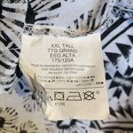 Old Navy Womens Size XXL Tall Multicolor Boho Print Classic Cotton Button Shirt Photo 5