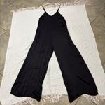 SILKY STARK X BLACK JUMPSUIT SLEEVELESS TANK SZ L ClASSIC BOHO BEACHY Size L Photo 2