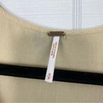 Free People Janpath Romper Shorts Jumpsuit Long Bell Sleeves Beige Blue Floral S Photo 7