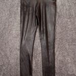 Spanx Black High-Rise Leggings Faux Leather Party Casual Womens S/p Photo 3
