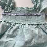 NWT Sundays Best Martine Linen Blend Mini Dress Blue Size L Photo 5