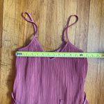 Abercrombie & Fitch Pink Pleated Midi Summer Dress Photo 6