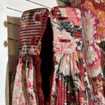 LC Lauren Conrad Womens size Medium Sequin Wrap Mini Dress Wine Nonne Blooms Photo 4