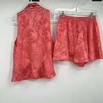 Victoria's Secret VTG Gold Label Victoria Secret Pajama Short Set Floral Pink Button Sexy Wedding Photo 1