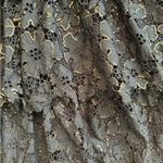 Endless Rose  Floral Lace Tiered Sequin Midi Dress Navy Blue size Small Photo 5