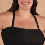 Brand New Truekind Women's Size 2XL Black Strapless Bandeau Bra Photo 0