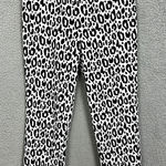 Sara Campbell Pants Womens Small Black Cheetah Animal Print Slim Leg Pull On Photo 0