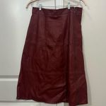 Ruby Sweet Baby Jamie Red Faux Leather Skirt Size 12 US $395 Photo 1