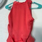 Sachin + Babi Kayla Halter Maxi Gown Coral Size 10 Photo 8