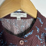 Equipment  Femme Plum Garion Printed Button-Down Blouse Size XS Revolve Photo 4