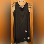 Mark Fore & Strike 2pc Knit Sleeveless Black Shift Dress Match S/S Jacket Fish Size M Photo 3