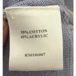 Sydney Easton Women’s Floral Embroidered Cardigan Sweater 3X Periwinkle Purple Photo 5