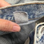 Vintage Gitano Express Acid Wash Jeans Ankle Zip Bows Size 7/8 Juniors Tapered Blue Photo 7