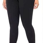 Waisted Tummy Control Workout Leggings Yoga Pants Black Size 3X Photo 1