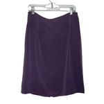 Dress Barn Purple Silk Skirt Suit Jacket Size14 Skirt Size 12 NEW Photo 4