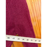 Enza Costa 100% Cashmere V Neck Sweater Burgundy Red Size XS Soft Luxe Knit Photo 7