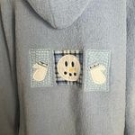 Colorado Clothing Luxury Knits Hooded Zipper front Snowman Top/Jacket. SZ. L. Blue Size L Photo 5