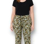 Style & Co  8P Multicolor Stretch Capri Pants Abstract Print Boho Side Slits Y2K Photo 1