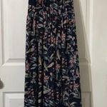 Gal Meets Glam Siena Floral Maxi Dress- Navy Floral Halter Neck Dress- Size 2 Photo 4