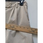Emory park  Women's Shorts Classic High Waist Pleated Tan Size Large Photo 6