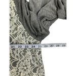 Dress Barn  Women's Grey & Lace Cardigan Photo 5