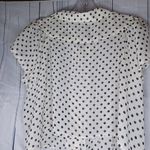Ali & Kris  Cropped Polka Dot Blouse - Black and Cream Photo 8
