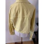 ZARA yellow jean jacket size small cut Photo 1