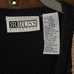 Vintage Embroidered Dark Navy Button Front Vest. SZ. 1X Photo 7