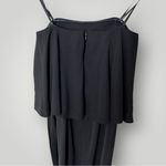 Shona joy  Core Strapless Frill Maxi Dress Black‎ Size 2 Evening Formal Cocktail Photo 9