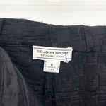 St. John Black Checker Print Pants Photo 6