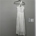 Petal and Pup  VINNY ONE SHOULDER MAXI DRESS - WHITE Size Small Photo 3