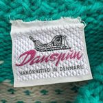 VTG 100% Wool Granola Cabin Core Fair Isle Nordic Sweater Blue Size M Photo 3