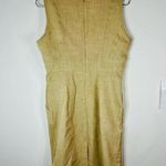 Shelby & Palmer Tan Sleeveless Sheath Dress Professional Work Size 6 Polyester Photo 6