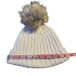 J.Crew Winter Beanie Ribbed With Faux Fur Pom Pom Photo 8