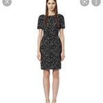Reiss  Janella Black‎ Lace Sheath Dress Short Sleeve Size 4 Photo 9