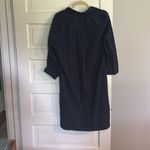 Foxcroft  Navy Textured Shirt Dress Photo 4