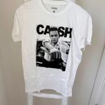 Johnny Cash White Short Sleeve T Shirt Size M Photo 0