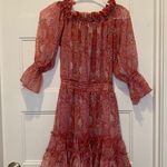 MISA Los Angeles Washed Rose Pink Danae Floral Blouson Mini Dress Sz XS Photo 8